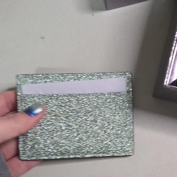 Kate Spade Glitter Mixed Seawater Crossbody Duo With Card Holder - Picture 7 of 8